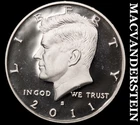 2011-S Kennedy Half Dollar- Silver- Choice Gem Proof Luster No Reserve #i9251