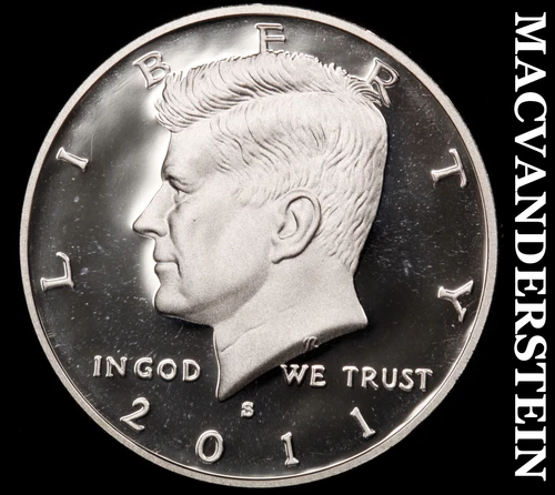 2011-S Kennedy Half Dollar- Silver- Choice Gem Proof Luster No Reserve #i9251