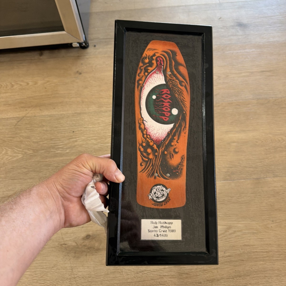 SANTA CRUZ TECH DECK LIMITED EDITION ROB ROSKOPP - EYE 1989