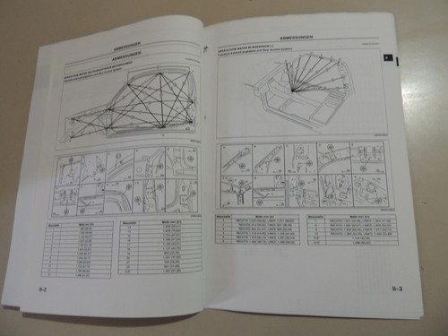Werkstatthandbuch Heft Karosserieabmessungen Mazda Pickup B-Serie 02.1999 - Picture 4 of 6