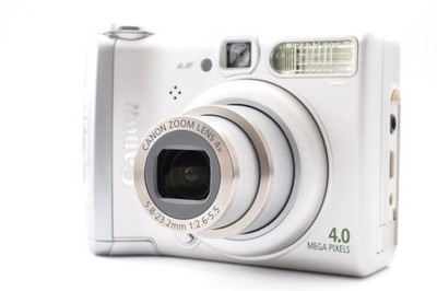 Canon PowerShot A520 Digital Camera Silver Compact Tested Great