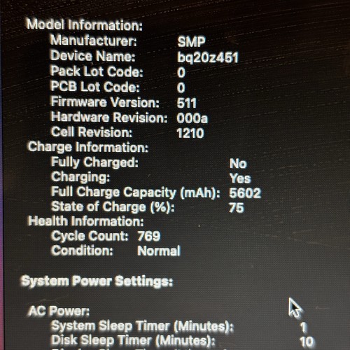 APPLE MACBOOK AIR 13" 2014 I5 1.4GHZ 4GB 256GB *read* - Picture 4 of 5