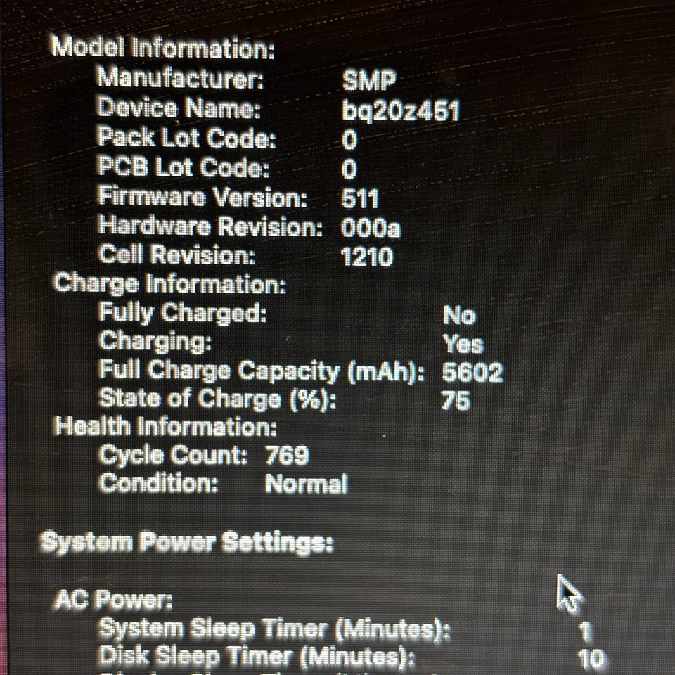 APPLE MACBOOK AIR 13" 2014 I5 1.4GHZ 4GB 256GB *read* - Image 4 of 4