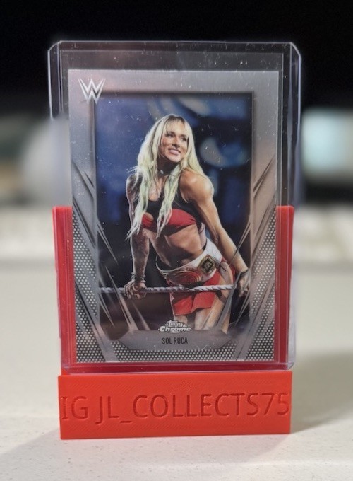 Sol Ruca #34 - Topps Chrome WWE Base Set Wrestling Trading Card -MUST READ-