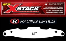 Racing Optics 10219C Tearoffs vent cut-outs A rai w/ vent cut-outs- pr