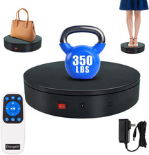 360 Rotating Platform, 12.6 Inch /32Cm Motorized Electric Turntable, 350Lbs Capa