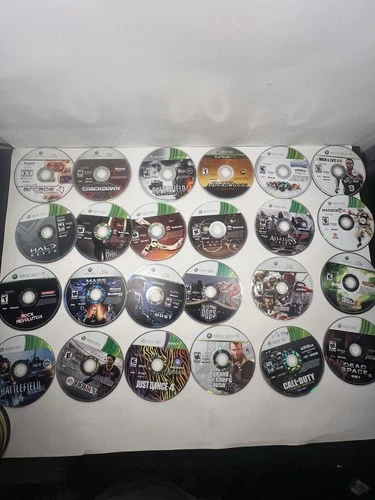 89 Xbox 360 Loose Disc Lot -Look At The Other Pictures! -