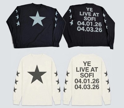 Kanye West BULLY Long Sleeve T-Shirt, New 2026 Live At Sofi Merch