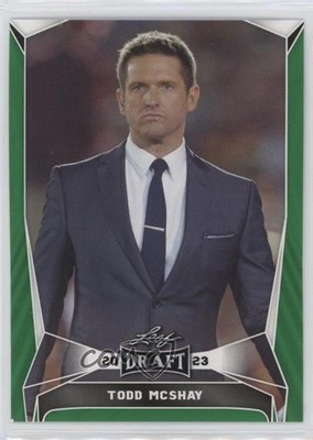 2023 Leaf Draft Green Todd McShay #30 02l5