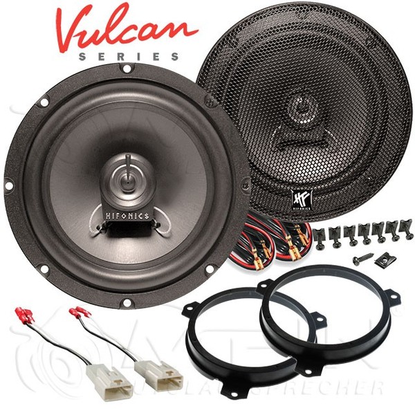 Hifonics Auto Lautsprecher FüR Peugeot 108 Ab 2014 Front Vorn 2-Wege 180W #Amyb-image