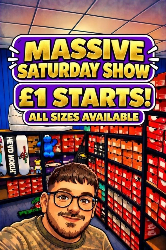 🍒SATURDAY MEGA SHOW🔥500+ £1 STARTS ALL SIZES AVAILABLE🍒