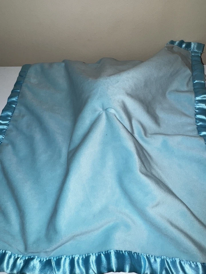 Manta de seguridad Mickey Mouse Lovey de felpa bebé niño azul Disney Foto 3 de 4