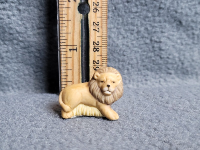Miniature Lion Figurine