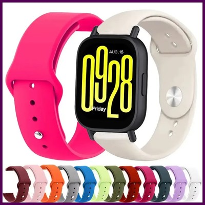 22mm Silicone Watch Band Compatible with Redmi Watch 3/5 Active Lite Sport Strap