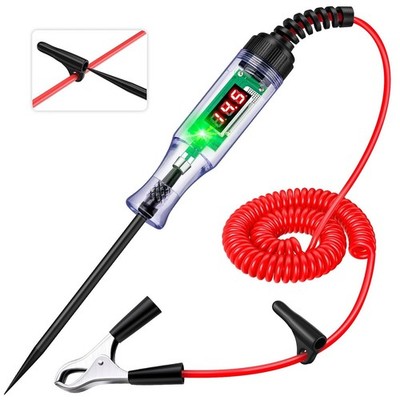 Heavy Duty Automotive Circuit Tester 5-90V Test Light, Digital LED Voltage Te...