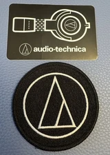 audio - technica Rare Glossy Sticker & Patch Sound Ephemera Headphones Turntable