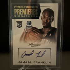 2013-14 Panini Prestige - Prestigious Signatures Jamaal Franklin #19 (AU, RC)