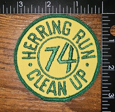 Vintage Baltimore Area Council Herring Run Clean Up 1974 BSA Patch