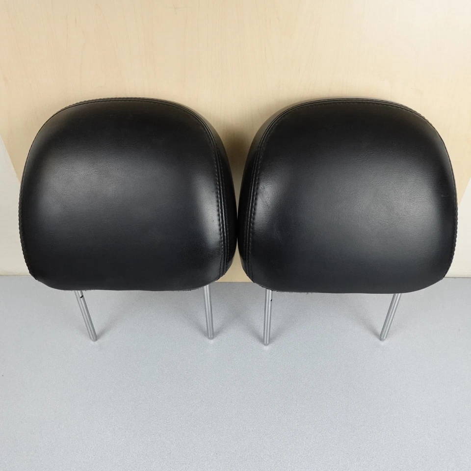 Juego de reposacabezas delantero Lincoln Town Car 2003-2010 cuero negro OEM Foto 2 de 4