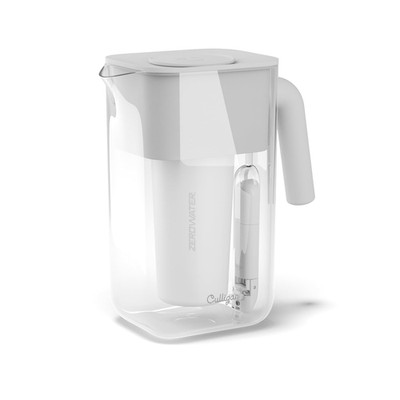 Culligan with Zerowater Technology 10-Cup Water Filter Pitcher   Includes 5-Stag