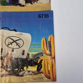 Vintage LEGO Western Manual Lot 6718 Raindance Ridge 6716 Covered Wagon