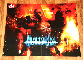 Star Wars Episode I: Racer / Shadow Man N64 Dreamcast Vintage Poster 54x44cm