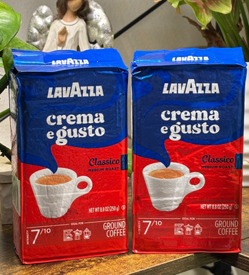 Lavazza Crema e Gusto Classico Medium Roast Ground Coffee 2x 250g / 8.8oz NEW