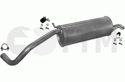Silencieux arrière Skoda Fabia Break 1.4 essence pot echappement 1999-2009