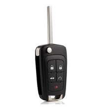 5-Button Flip Key Fob: Keyless Entry Remote Replacement for Chevy Camaro Mali...