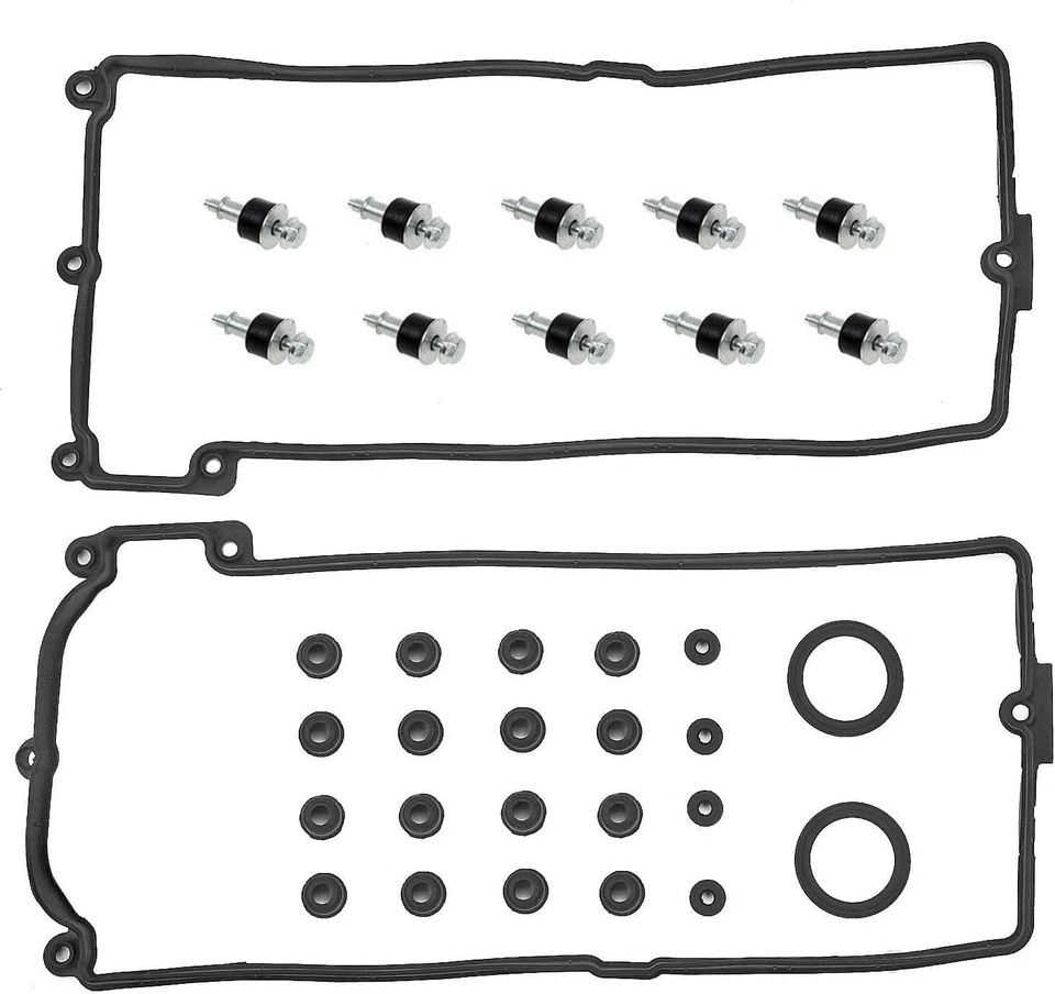 Valve Cover Gasket w/Grommets Seals for BMW 745Li 750i 645Ci 550i 650i 750Li ... Foto 2 de 4
