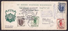 w3143/ Colombia Olympic Registered FDC Cover t/Netherlands Embassy Bogota 1954