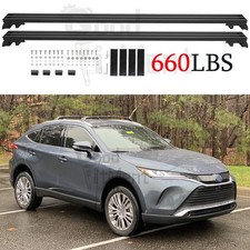 Roof Rack Cross Bar Cargo Luggage Carrier For Toyota Venza 2021-24 Suv Aluminum