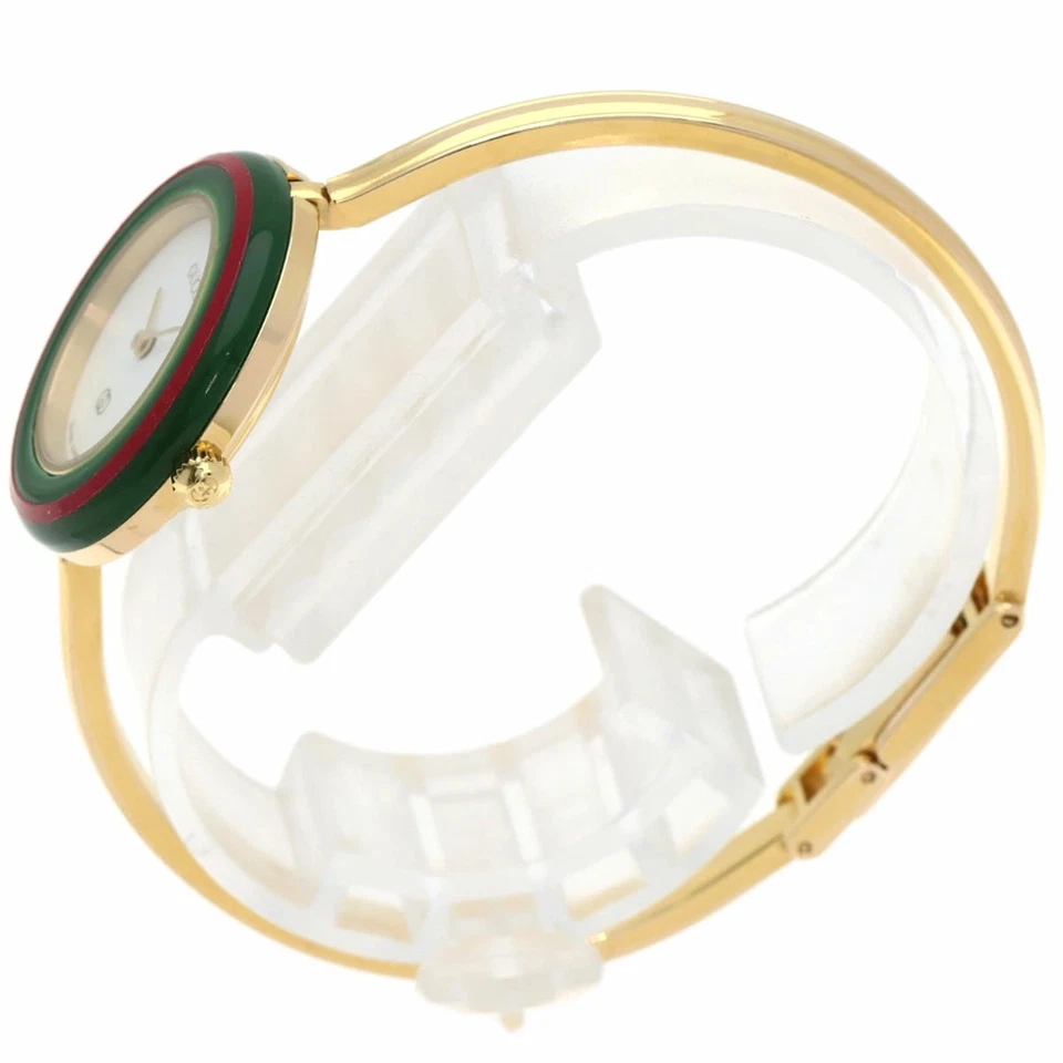Gucci 1100 L Change Bezel With Replacement Bezel Wristwatch GP GP Ladies Used GU - Image 2 of 4