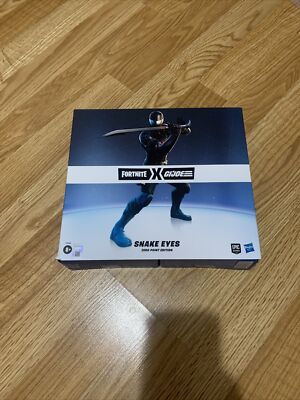 FORTNITE GI JOE SNAKE EYES ZERO POINT EDITION 6  FIGURE HASBRO PULSE EXCLUSIVE!
