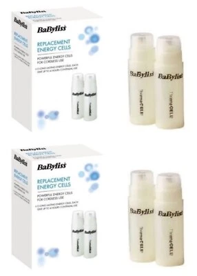 4 x BaByliss 4580U Universal Fitting Thermacell Gas Refill Energy Cell 2 Pack