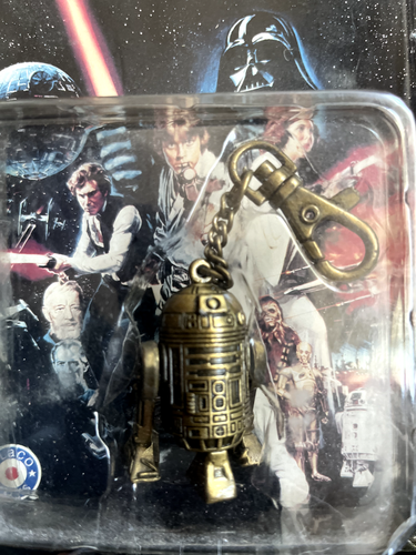 1996 Placo Star Wars Artoo-Dietoo Die Cast Metal Key Chain - Picture 2 of 3