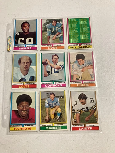 1974 topps football complete set 528 cards INVEST NOW !!