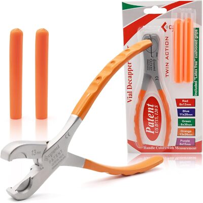 Cynamed Stainless Steel Twin Action Decapper Pliers For Decapping Crimped Vials
