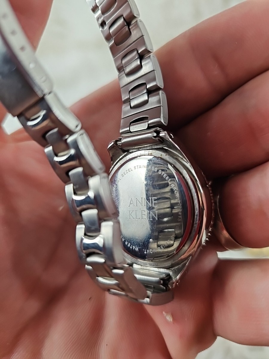 2 Anne Klein Diamond Watch Day Date Month Quartz Analog Pearl Look Dial 2 Anne Klein Diamond Watch Day Date Month Quartz Analog  main image 4