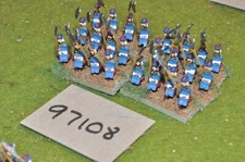 15mm medieval / chinese - halberd 24 figs - inf (97108)