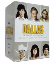 DALLAS THE COMPLETE TV SERIES SEASONS 1–14 (57-DiSCS)+BONUS Movie Free Ship