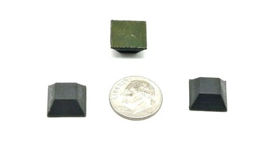 1/2'' x 1/4'' D x H Black Rubber Feet w 3M Adhesive Backing  Various Package Sizes