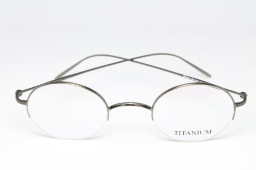 OPTICUNION 44.151.03 Sattelsteg Brille Bril Glasögon Gafas Oval Grau TITANIUM - Picture 8 of 8