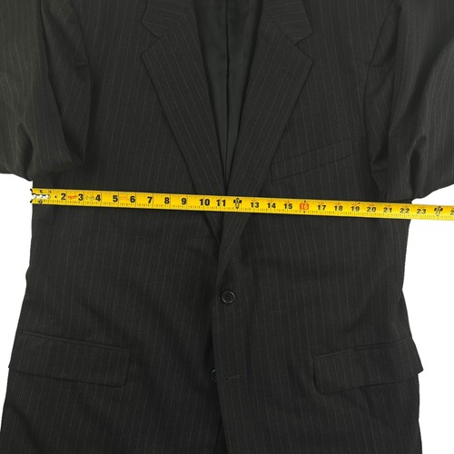 Brooks Brothers Men's Charcoal Pinstripe Suit • USA • 46L | 40x29 - 第 10/14 張圖片