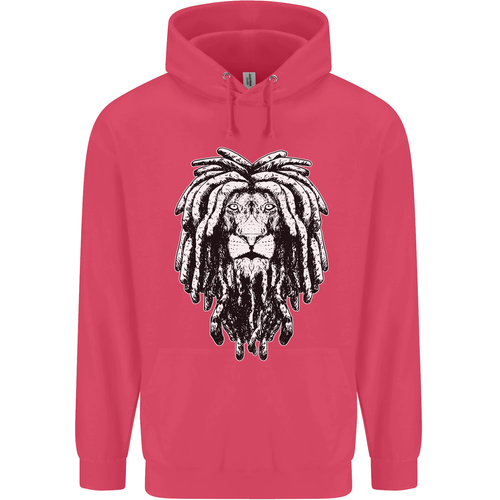 A Rasta Lion With Dreadlocks Jamaica Reggae Childrens Kids Hoodie - Picture 41 of 88