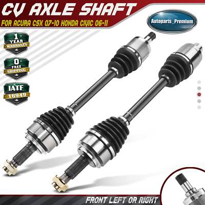 A-Premium CV Axle Shaft – Driver Side Front Left For 2006-2011 Honda Civic & 2007-2010 Acura CSX 2.0L – Replaces 44306SVBA02