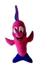 Play By Play Narwhale 10" Soft Plush Blue Hot Pink Stuffed Animal Toy Gift