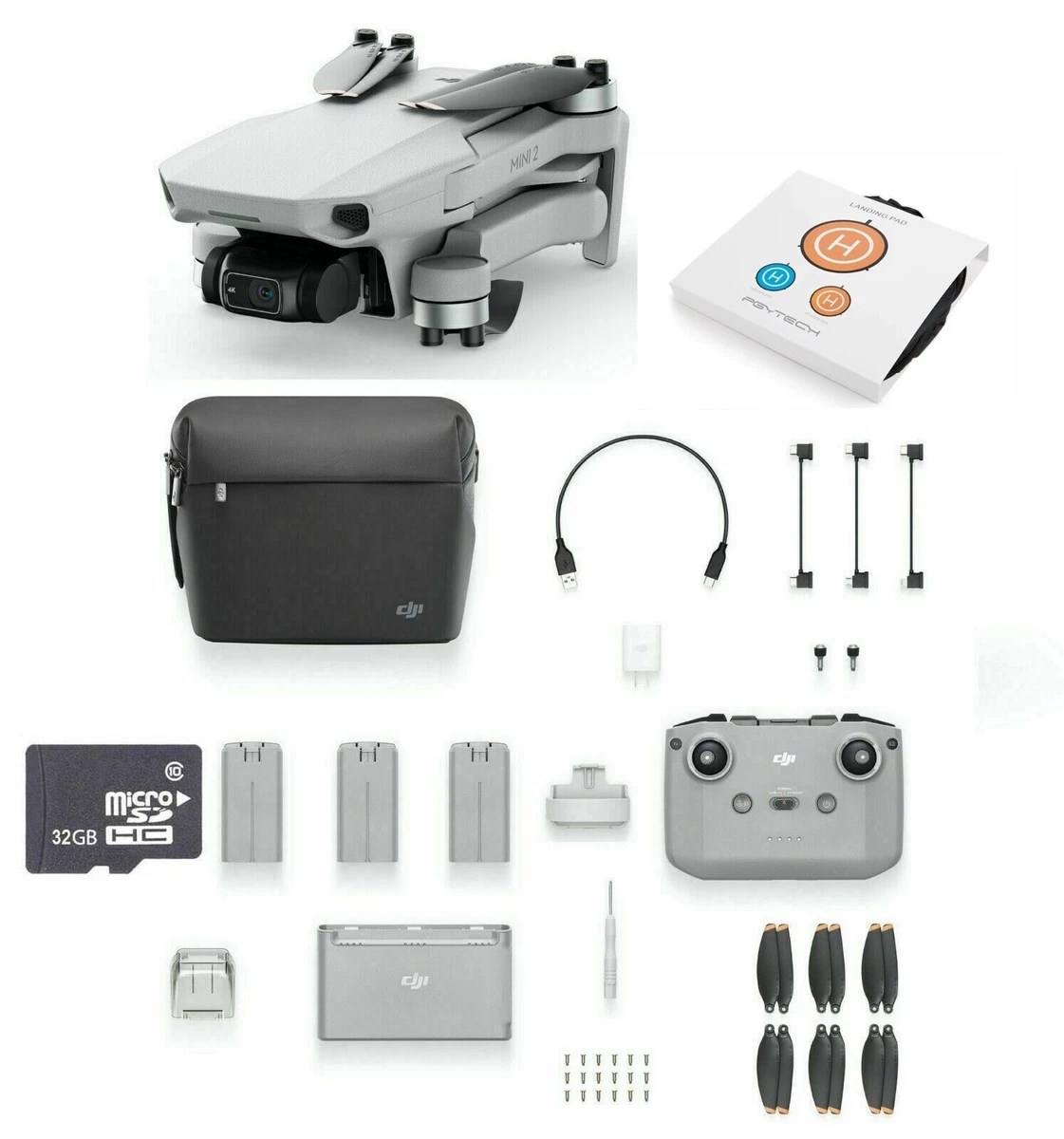 DJI Mini 2 – Ultralight and Foldable Drone Quadcopter, 3-Axis Gimbal with  4K Camera, 12MP Photo, 31 Mins Flight Time, OcuSync 2.0 10km HD Video