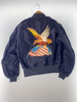 Buzz Rickson’s / フライトジャケット/L-2A/38/ナイロン/NVY/BR12984/BR13473 Buzz Rickson's Flight Jacket/L-2A/38/Nylon/NVY/BR12984/BR13473