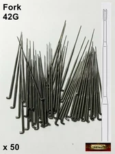 M00862x50 MOREZMORE Bulk 50 Felting Needles 42G EXTRA FINE FORK Rooting Dry NF